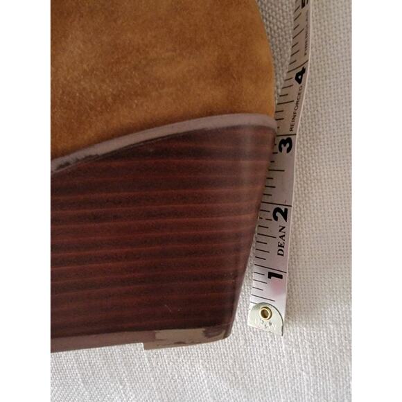 NWT 1. STATE Women's Suede Kern Marigold Wedge Pointed-Toe Boots Size 10 EUC - Picture 6 of 8